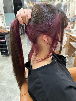 ロング カラー おおた きょうかのヘアスタイル