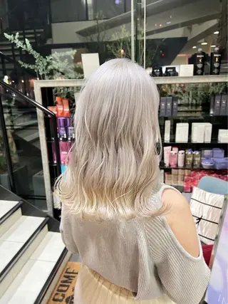 セミロング カラー 🫧カット/パーマ /ネイル/かりん🫧のヘアスタイル