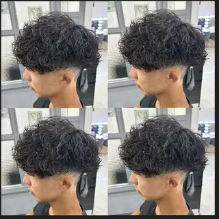 ショート 🔥メンズパーマ 特化 渡辺一翔のヘアスタイル