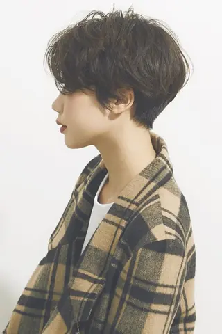 ショート パーマ 橋口 晃典のヘアスタイル