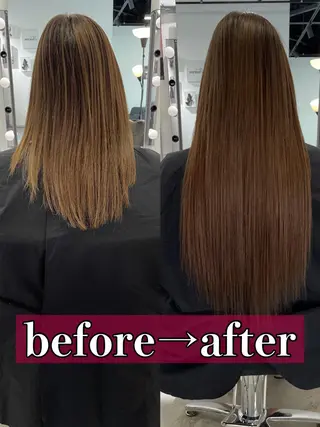 ロング 椙本健太 シールエクステのヘアスタイル