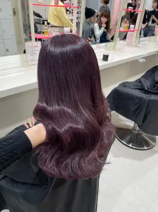 ロング カラー モテ髪ハイトーン🫧 serina🎀池袋のヘアスタイル