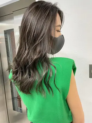 ロング カラー 北間 寛哉のヘアスタイル