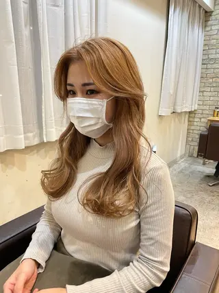 ロング カラー ヘアアレンジ 髪質改善特化 🫧松野力也のヘアスタイル