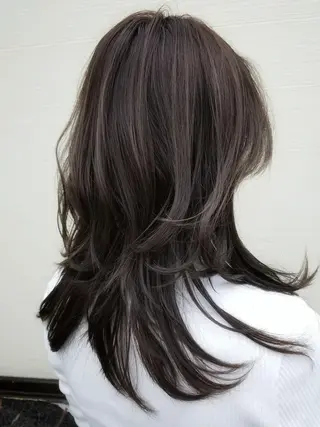 ロング 大人の艶髪✂️ 矢崎美紀のヘアスタイル