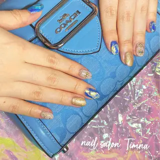 ミディアム NAILSALON 🍔Timna🍟のネイルデザイン