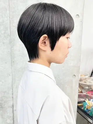 ショート ボブ/ゆるふわ ボブパーマ/とういのヘアスタイル