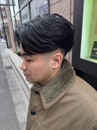 ミディアム メンズ 鈴木結花/立川美容師 /お悩み解決型美容師のヘアスタイル