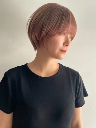 ショート ハイトーンカラー 優海のヘアスタイル