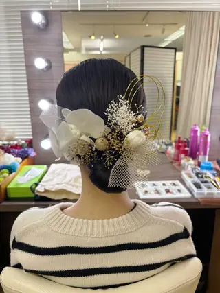 セミロング ヘアアレンジ マンツーマン 縮毛矯正/マユコのヘアスタイル