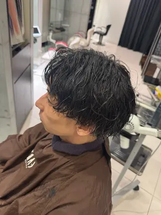 パーマ メンズ 今野 優のヘアスタイル
