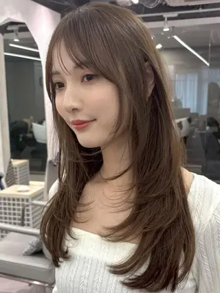 ミディアム Farbe🤍 女性限定のヘアスタイル