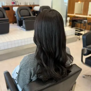 ロング カラー 縮毛矯正+モテカラー 🎀✨MIHOのヘアスタイル