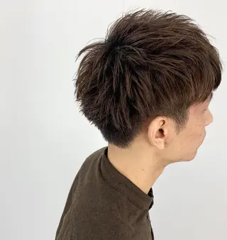 ショート メンズ 柏メンズカットパーマ NO.1タイチのヘアスタイル