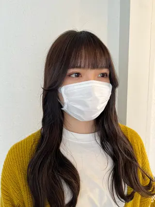 ロング 名駅/艶韓国風ヘア miyabiのヘアスタイル