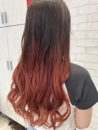 ロング カラー 永倉 はるかのヘアスタイル