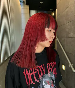 ミディアム カラー ウルフカット/パーマ mayo🌛🌀のヘアスタイル