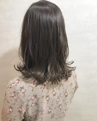 ミディアム カラー 店長 ✂️ムラカミ キラリのヘアスタイル