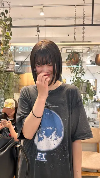 ショート カラー じゅわっと暖色カラー 🍊Moemiのヘアスタイル