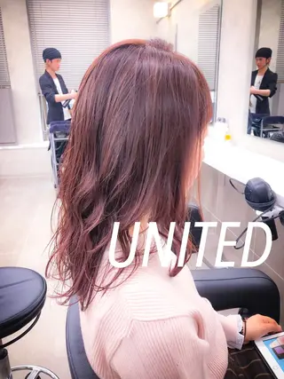 セミロング カラー ヘアアレンジ 縮毛矯正/メンズ歓迎 Ryota🌻のヘアスタイル