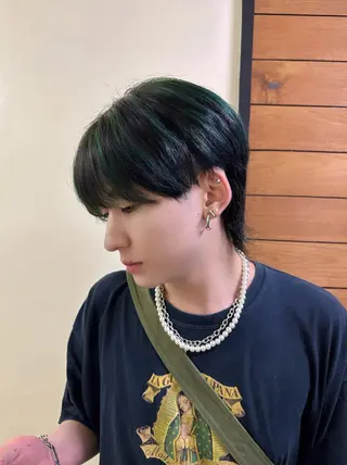 カラー メンズ 堀部 梨瑠のヘアスタイル