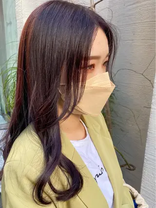 セミロング カラー メンズパーマ/ エクステ🌞セナのヘアスタイル