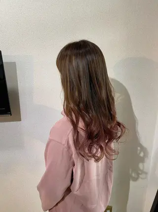 ロング カラー 野口 茂宰のヘアスタイル