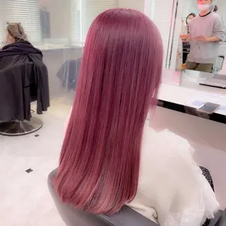 カラー girlな暖色ヘア 🪽🫧ハルナ🎀のヘアスタイル