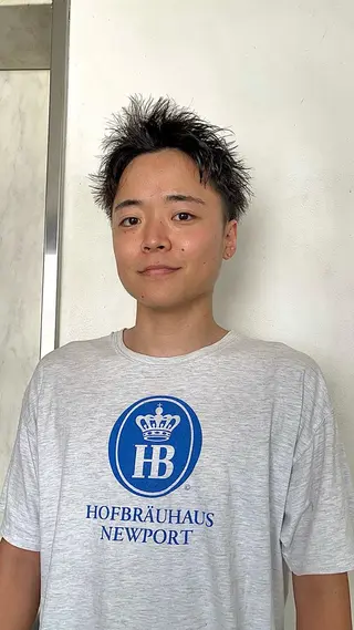 ショート メンズ UMM daichi メンズパーマのヘアスタイル