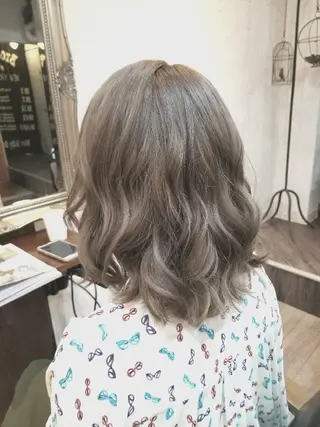 ミディアム カラー bathair  所属・bathair 持田侑祐のヘアスタイル