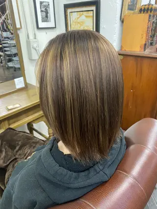 ミディアム 🌈ブリーチ コーンロウ🌈ENOのヘアスタイル