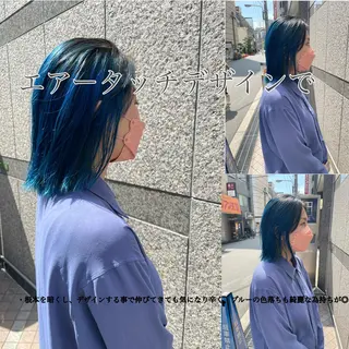 ミディアム カラー ヘアアレンジ 美髪矯正・レイヤー 倉友哉のヘアスタイル