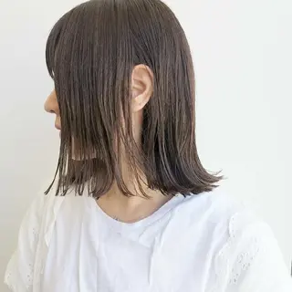 ミディアム カラー パーマ ヘアアレンジ iplus まつげ、眉毛、耳つぼのマツエク・マツパデザイン