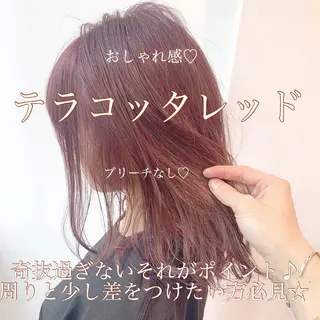 セミロング カラー 透明感・トレンドヘア 🫧齋藤拓未🫧のヘアスタイル