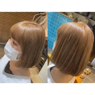 カラー 🐻結んで可愛い hair EMI🐻のヘアスタイル