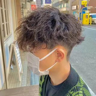 ショート パーマ メンズ hasigo.所属・【メンズ特化】 ツツイリュウノスケのヘアスタイル