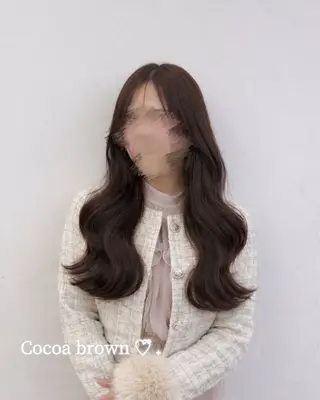 ロング カラー 🥂上品ワンホンヘア 🥂nozomiのヘアスタイル