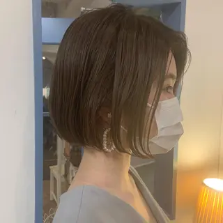 ショート 韓国✖️網紅🖤 パーマYURIYAのヘアスタイル