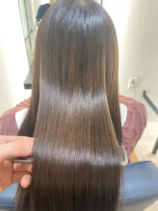 ロング ✨似合わせボブ✨ 縮毛矯正のヘアスタイル