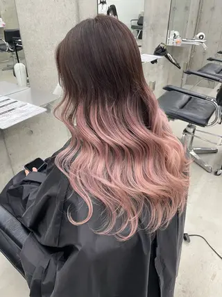 カラー 田中 莉香のヘアスタイル