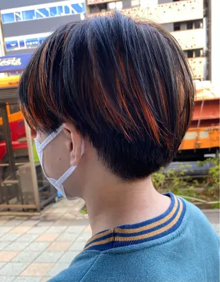 ショート 🍀デザインカラー 🍀齋藤　翔龍のヘアスタイル