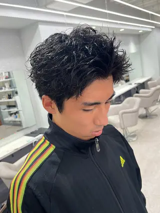 パーマ メンズ 🍐シャドウパーマ メンズ特化/守岡🍐のヘアスタイル