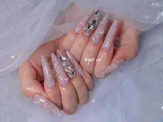 ロング 長さ出し専門 nynaのネイルデザイン