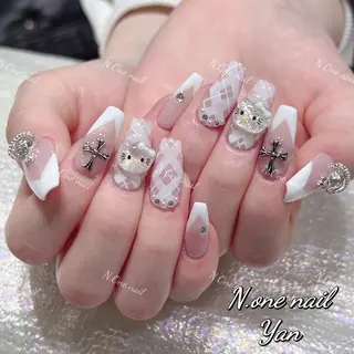 ネイル 長いだし/スカルプ/ パラシェルN.oneのネイルデザイン
