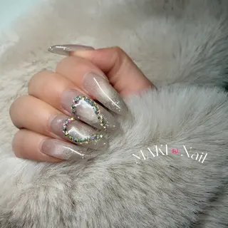 ネイル MAKI💎綺麗め 大人可愛い/堺筋本町のネイルデザイン