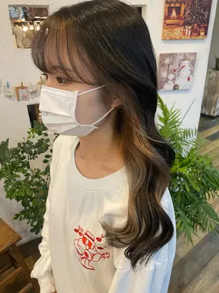ロング カラー 🌸小掛🌸 豊橋外国人風カラーのヘアスタイル