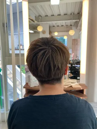 ショート 新井 翼/銀座 メンズお任せくださいのヘアスタイル