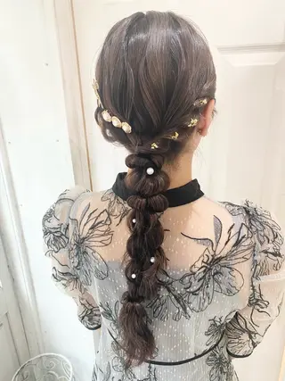 ヘアアレンジ uros.中目黒 moekaのヘアスタイル