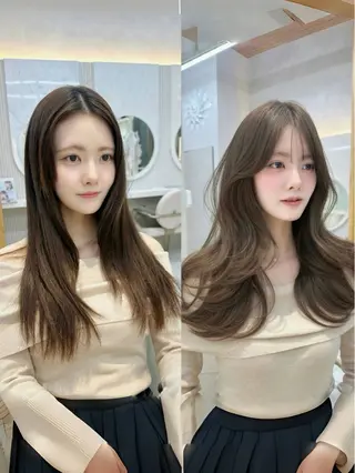 セミロング oto🤍×美髪× ゆるふわレイヤーのヘアスタイル