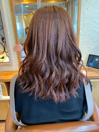 ロング カラー パーマ ヘアアレンジ メンズ キッズ ネイル マツエク・マツパ 🌈髪質改善・美髪矯 正・平野瀬乃🌈のヘアスタイル